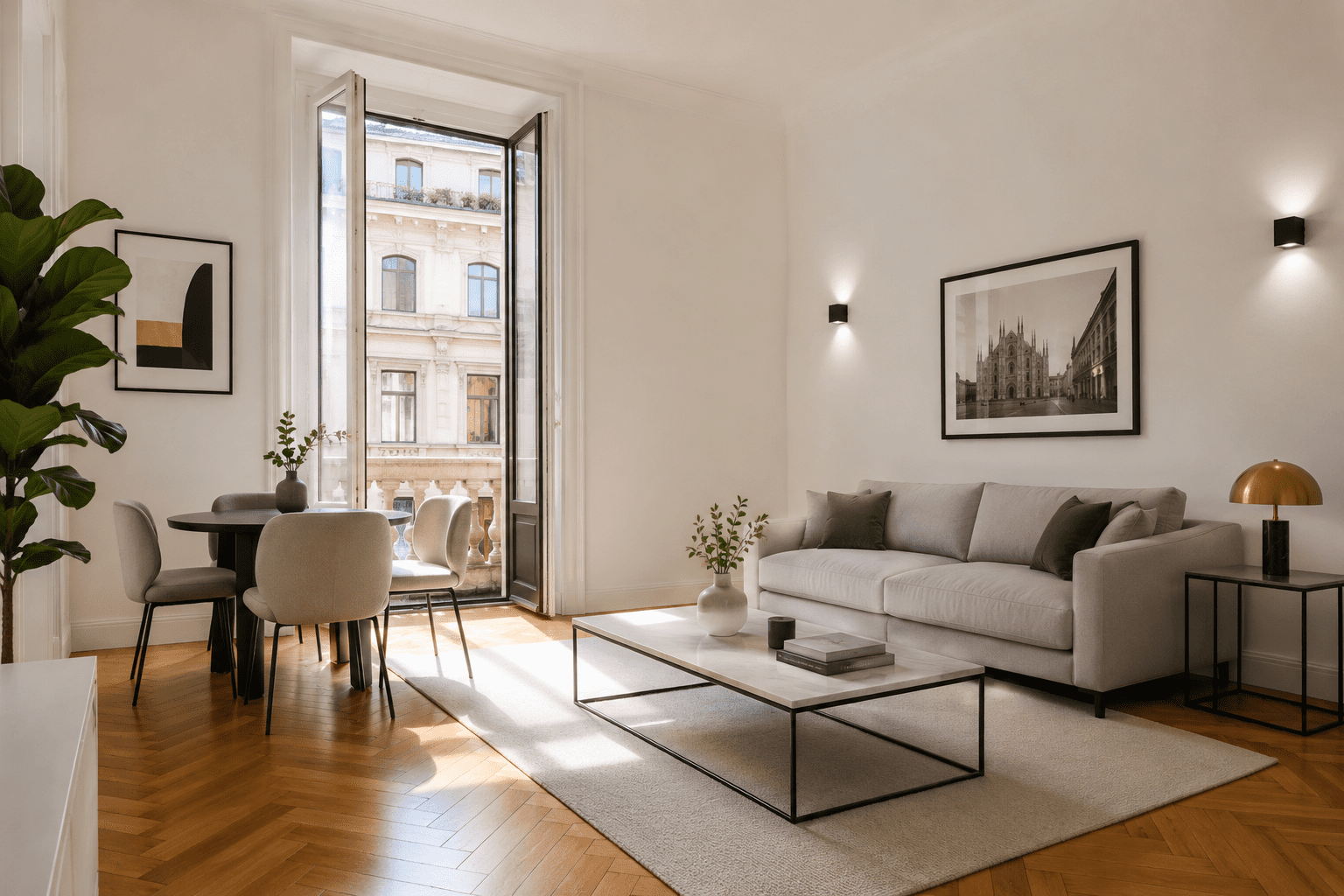 Appartamento luminoso gestito da Hostmate a Milano