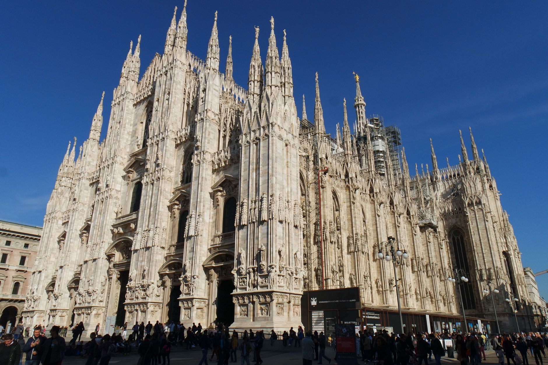 Il Duomo di Milano, una delle principali mete turistiche italiane